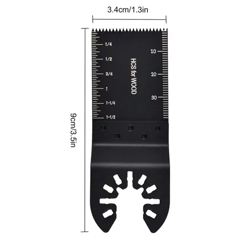 Miniatura 2 de Hojas de sierra oscilantes universales profesionales, cuchillas multiherramienta de madera, herramienta oscilante duradera de liberación rápida