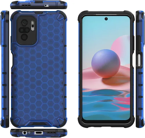 Miniatura 169 de Funda para Xiaomi Poco M5s 4G, Funda para Redmi Note 10 4G / Note 10S 4G / Note 11 SE (India) Case Case 2 en 1 Funda para teléfono Blanco