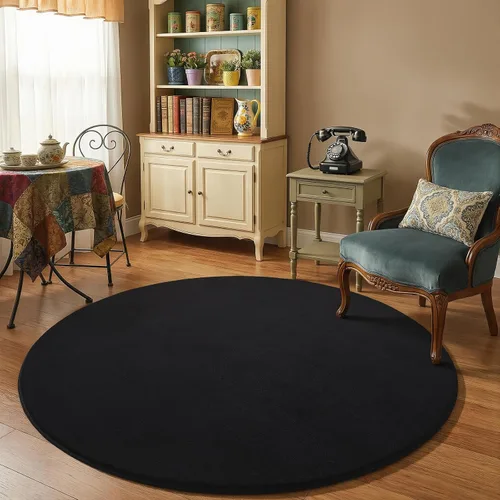 Miniatura 73 de Amearea Alfombras modernas para dormitorio, sala de estar, alfombra de espuma viscoelástica gruesa de 4 x 6 pies, alfombra de espuma viscoelástica