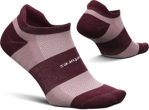 Feetures Cojín de alto rendimiento con pestañas invisibles - Calcetines para correr para hombres y mujeres - Calcetines atléticos al tobillo -