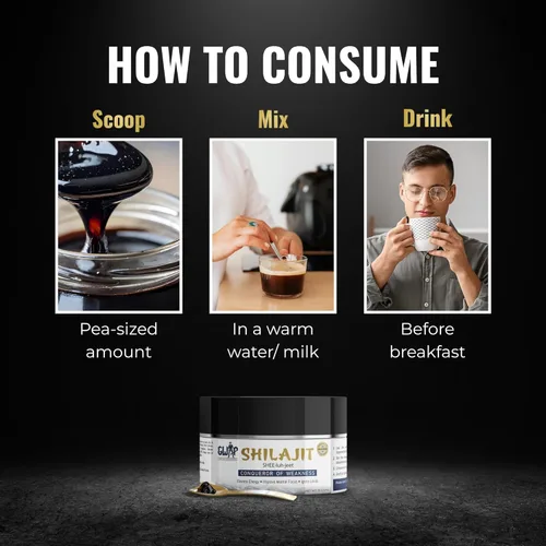 Miniatura 6 de GWAP Resina Shilajit para hombres, 85% ácido fúlvico, shilajit puro del Himalaya para energía, resistencia y apoyo de bienestar con máxima potencia
