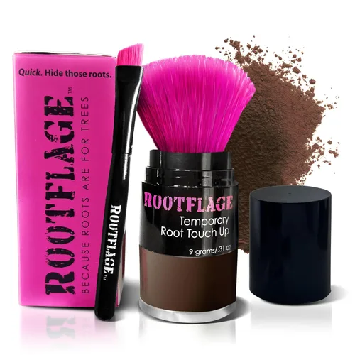 Miniatura 9 de Rootflage Polvo de retoque de raíz, polvo de cabello rubio ahumado para cobertura temporal instantánea, relleno de línea de cabello, corrector