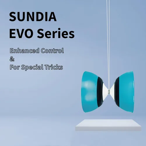 Miniatura 2 de SUNDIA Serie EVO - Diábolo profesional de eje fijo para trucos especiales y control preciso, alto rendimiento para todos los trucos y niveles