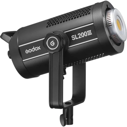 Miniatura 3 de Godox SL200III 215W 5600K Luz de video LED de luz diurna con salida de 95600 Lux y yugo giratorio en forma de U para transmisión en vivo