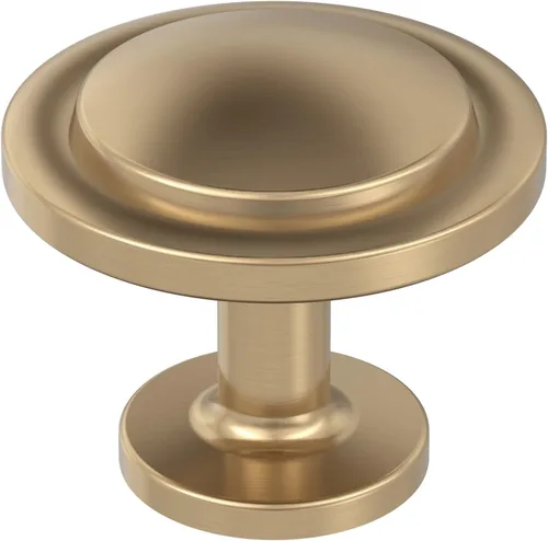 Miniatura 9 de Amerock 10BX37025MB Pomo de gabinete negro mate Diámetro de 1-3/16 pulgadas (1.181 in) Paquete de 10 unidades Bucle Herrajes para muebles