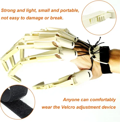 Miniatura 7 de Dedos articulados de Halloween con guantes, extensiones de dedos articuladas, manos de garra 3D, manos de esqueleto aterradoras para cosplay