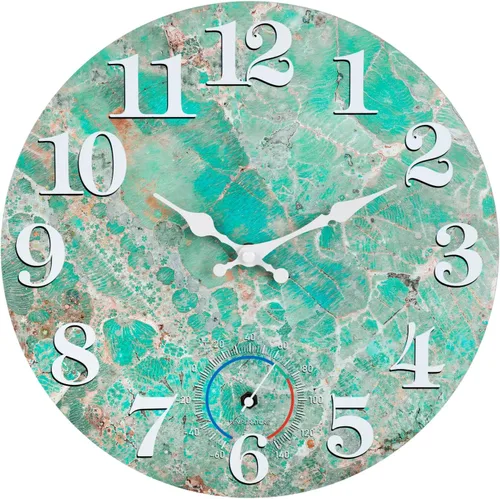 Miniatura 12 de Reloj de pared vintage con letrero de café para cocina, estilo rústico, funciona con pilas, para cocina/cafetería/comedor/hogar (12 pulgadas)