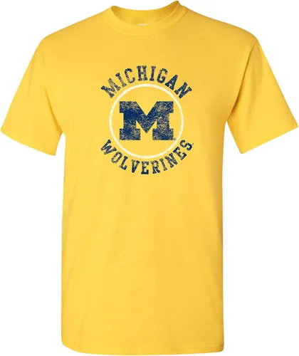 Miniatura 82 de UGP Campus Apparel AS04 - Camiseta con logotipo de círculo envejecido