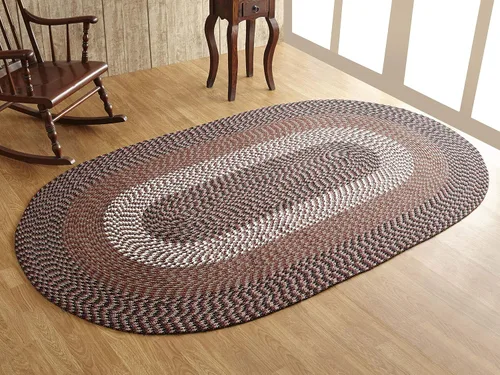 Miniatura 13 de La colección Better Trends Alpine Braid es una alfombra reversible para interiores duradera y resistente a las manchas 100% polipropileno