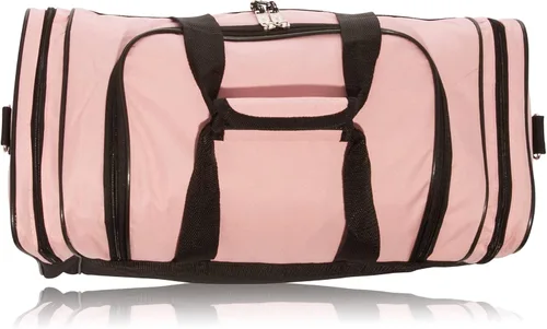 Miniatura 5 de Bolsa de lona, de DALIX, para el gimnasio, para viajar, 17 pulgadas