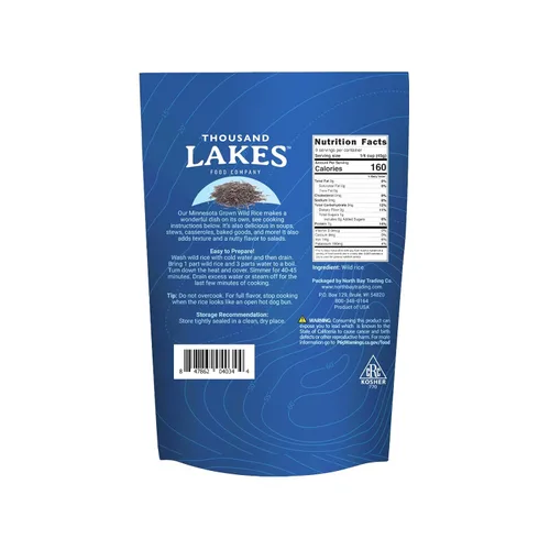 Miniatura 2 de Thousand Lakes Arroz silvestre cultivado en Minnesota - 15 onzas 100% arroz salvaje Todo natural
