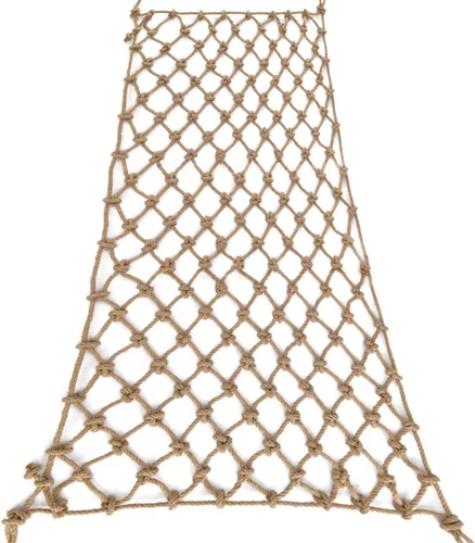 Red de cuerda de yute natural, protección resistente y versátil para actividades al aire libre, decoración de interiores, crecimiento de plantas y