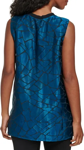 Miniatura 4 de CALVIN KLEIN Women's Sleeve Less Burn Out Everyday Blouse
