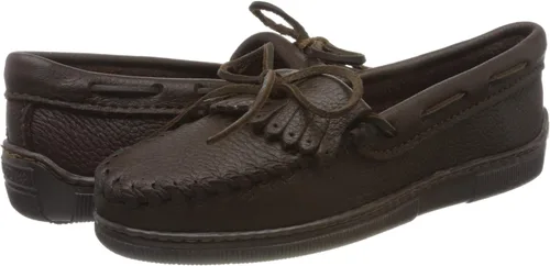 Miniatura 7 de Minnetonka Mocasines Kilty con flecos para mujer, Natural