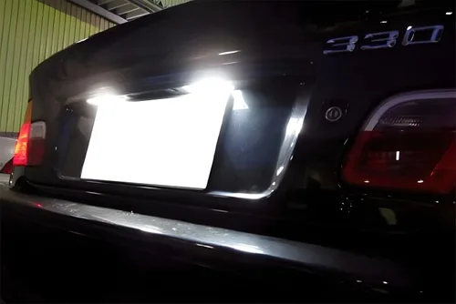 Miniatura 7 de iJDMTOY OEM-Fit - Kit de luces LED completas para placa de matrícula de 3 W, compatible con BMW 1998-2003 E46 Pre-LCI 325ci 330ci Coupe, 2000-2001