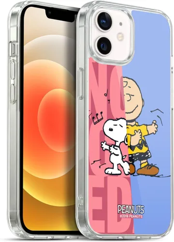 Miniatura 210 de Head Case Designs Funda de gel con licencia oficial de Peanuts Snoopy & Woodstock Halfs and Laughs [protección de grado militar] compatible