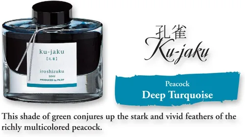 Miniatura 2 de Namiki Iroshizuku - Tinta para pluma estilográfica embotellada, Chiku-rin
