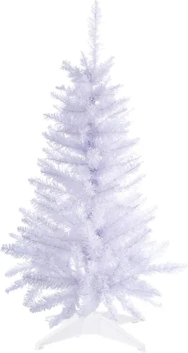 Miniatura 14 de Árbol de Navidad pequeño de 4 pies, árbol artificial mini de Navidad para decoración de Navidad y Halloween, árbol de Navidad artificial en negro