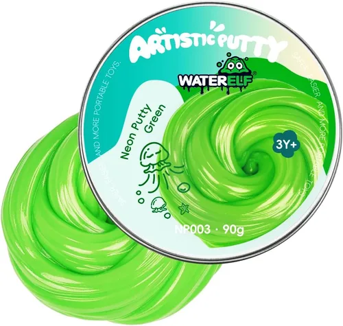 Miniatura 18 de WATERELF Masilla de slime Galaxy para niños, regalo del día del niño, juguetes sensoriales para terapia artística, juguetes para niños y niñas, Rojo