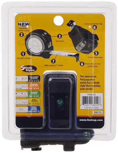 Miniatura 3 de FastCap PSSR25 cinta métrica 25 pies Izq/Der