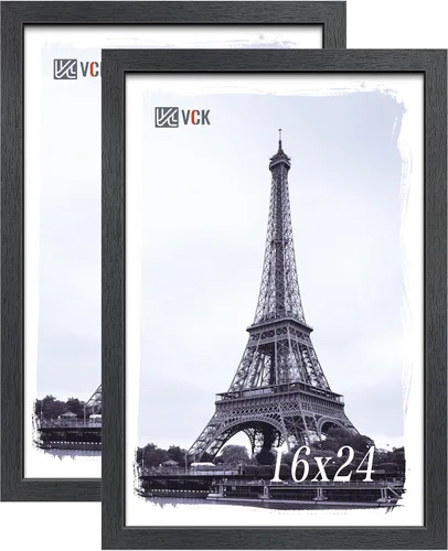 Miniatura 75 de VCK Marco de fotos de 24 x 36 pulgadas, exclusivo marco de póster grande negro para pared, galería en casa, oficina, 1 paquete