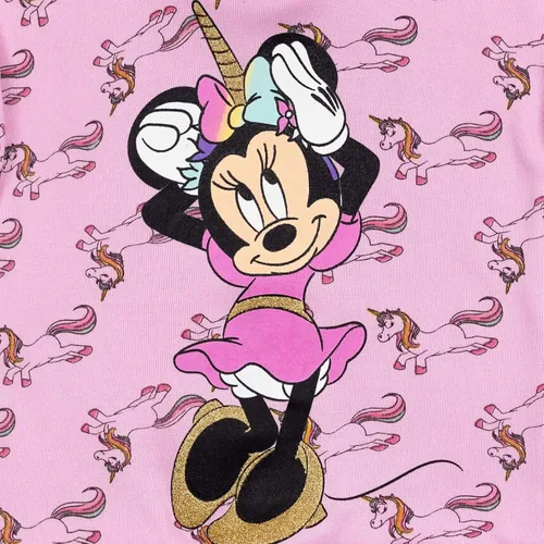 Miniatura 4 de Disney Minnie Mouse - Conjunto de sudadera con capucha y pantalones de forro polar para bebés y niñas pequeñas
