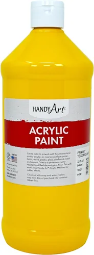 Miniatura 65 de Pintura acrílica para estudiantes, artesanías de 16 onzas. Plateado metálico