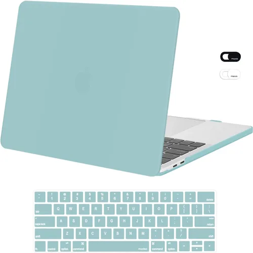 Miniatura 15 de MOSISO - Carcasa rígida de plástico, compatible con MacBook Pro de 13 pulgadas y cubierta para teclado y cámara web