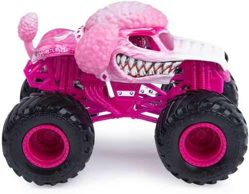 Miniatura 3 de Monster Jam, Camiones monstruo oficiales Monster Mutt Poodle Vs. Scooby Doo fundidos a presión, escala 1:64, juguetes para niños de 3 años
