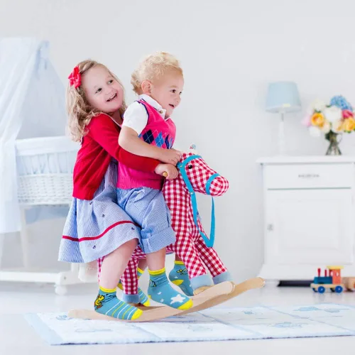 Miniatura 49 de Tphon Calcetines para niños pequeños con empuñaduras, 12 pares de calcetines antideslizantes de algodón para niños y niñas de 1 a 7 años
