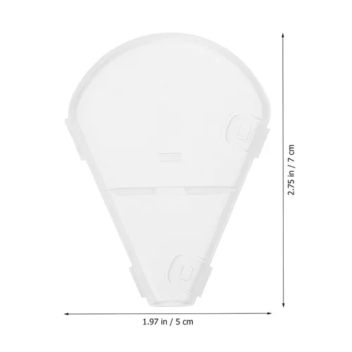 Miniatura 3 de OSALADI 10 brochas de maquillaje de PVC, protector de brochas de maquillaje, protector de brochas de cosméticos (no incluye los cepillos)