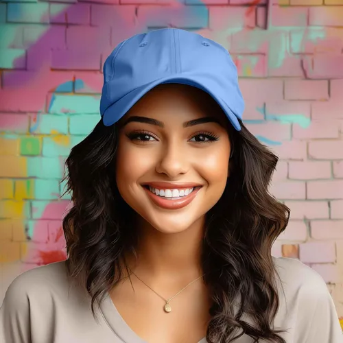 Miniatura 122 de DALIX Gorra de béisbol para papá, lisa, para hombre, mujer, algodón, ajustable, en blanco, sin estructurar, suave
