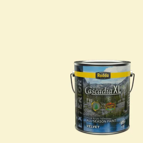 Miniatura 106 de Rodda Paint CASCADIA XL Pintura e imprimación satinada exterior en uno, cuarto de galón, otoño niño
