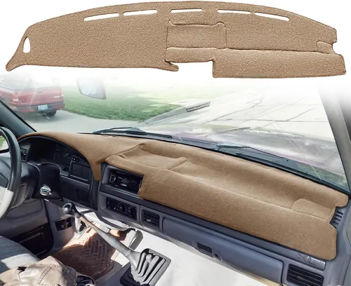 Miniatura 9 de Yiz Alfombrilla protectora para salpicadero de Ford F100, F150, F250, F350, Bronco, 1980, 1981, 1982, 1983, 1984, 1985, 1986, protector de alfombra