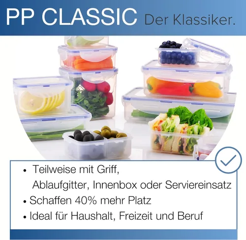 Miniatura 3 de Lock & Lock Almacenamiento de alimentos rectangular hermético, Sencillo