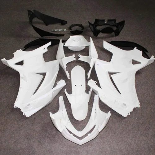 Kit de carenado de motocicleta sin pintar para NINJA 250R EX250 2008 2009 2010 2011 2012 (15 piezas)