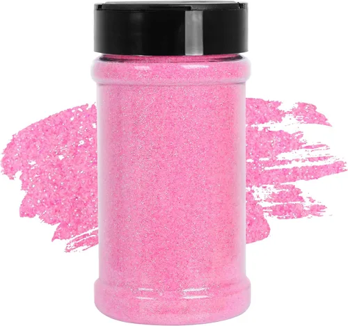 Miniatura 45 de Purpurina blanca ultrafina, 16 oz (1 lb), purpurina fina para manualidades de resina, uñas, vasos, slime, cosméticos y decoración de festivales
