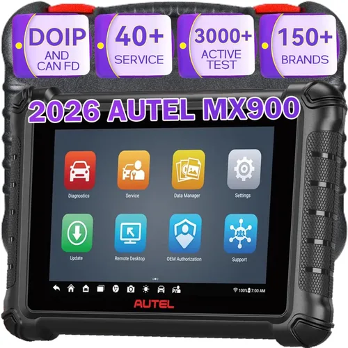 Autel Escáner MaxiCheck MX900, herramienta de escaneo bidireccional 2026 con más de 3000 pruebas activas, diagnóstico de todos los sistemas, CAN