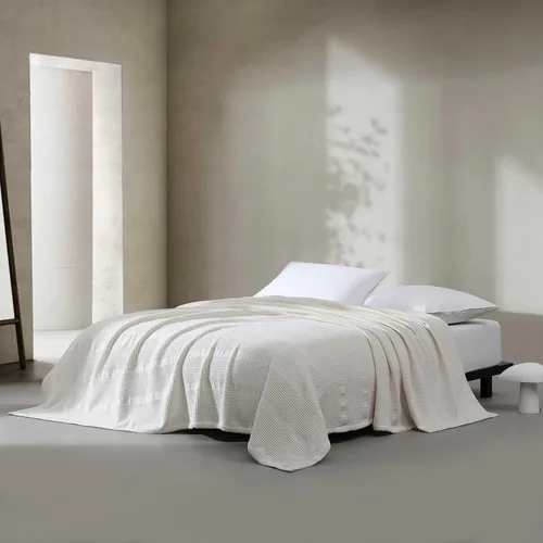 Miniatura 11 de Calvin Klein - Manta Queen, ropa de cama de algodón suave, manta de cama de peso medio (blanco, Queen)