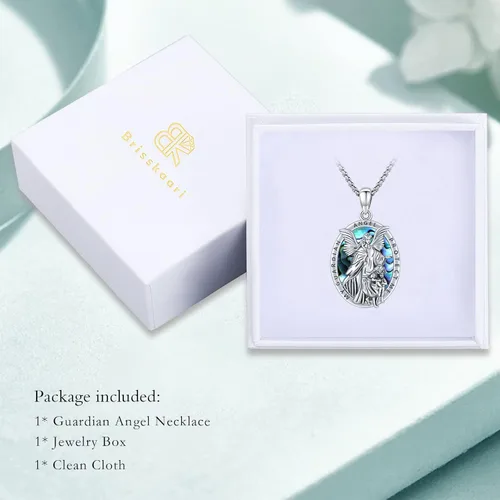 Miniatura 8 de Collar con colgante de San MiguelSan CristóperSan SebastiánGuadalupeÁngel de la GuardaSanta MuerteJudeJoseph para hombres y mujeres, plata de ley
