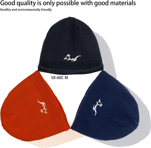 Miniatura 3 de OTTERSHELL Gorro impermeable de invierno para hombre, mujer, suave, cálido, unisex, con puños, para hombre y mujer
