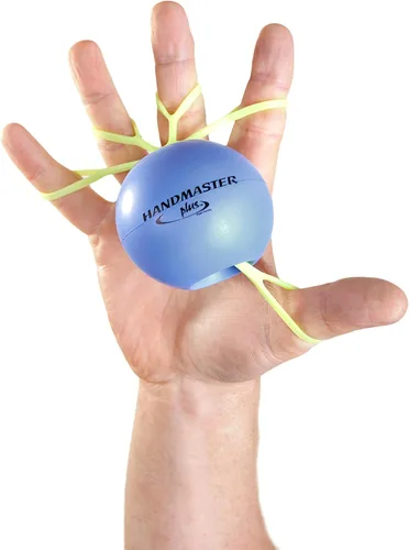 Miniatura 4 de Handmaster Plus Ejercitador de mano de terapia física – Ejercitador de antebrazo con bola de alivio de estrés – Pelotas de terapia de mano