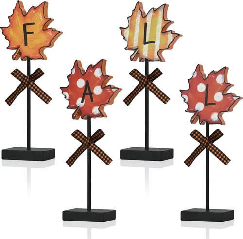 Miniatura 23 de Smile - 3 piezas de decoración de madera para interiores, estilo de abeja de girasol, centros de mesa de verano para el hogar, cocina, exhibición