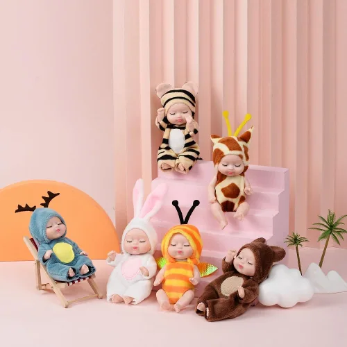 Miniatura 5 de Mini Adornos Decorativos Rebirth, Caja de Regalo de 6 Piezas Adornos Decorativos en Miniatura Conjunto