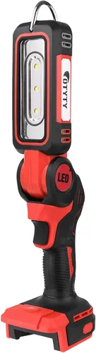 Miniatura 10 de OTYTY Luz de trabajo LED inalámbrica, compatible con batería DeWalt 20V Max, linterna recargable de 20W 1000LM, luz de inundación portátil, cabezal