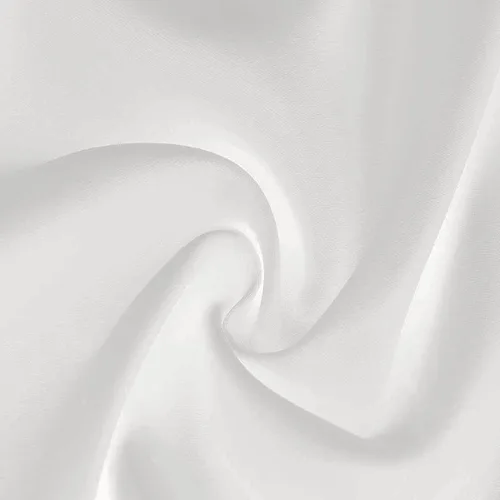 Miniatura 7 de Cenefa Blanco Puro Paquete de 2 - Cortinas de Liquidación para Sala de Estar, Baño y Dormitorio - Estilo Granja Festoneado, 18 Pulgadas de Largo