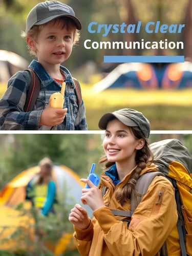 Miniatura 4 de Inspireyes Walkie Talkies para niños, paquete de 2 recargables de largo alcance, juguetes para niños y niñas de 3 a 12 años, juguete de radio de 2