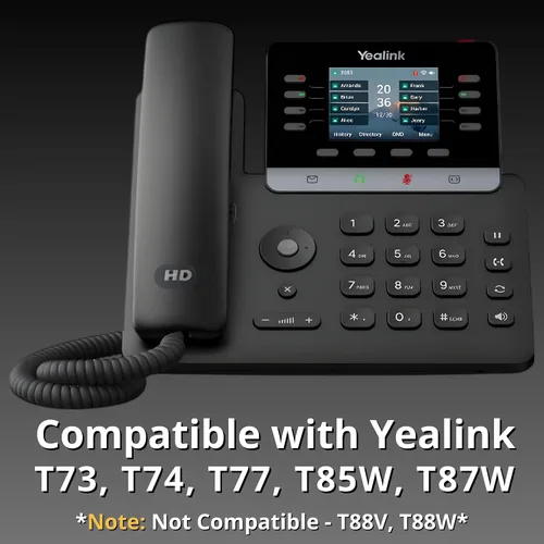 Miniatura 9 de Yealink PS5V2000US - Adaptador de fuente de alimentación 5V 2A - Compatible con teléfonos SIP Yealink: T54W, T29G, T46S, T46U, T48S, T48U, T52S