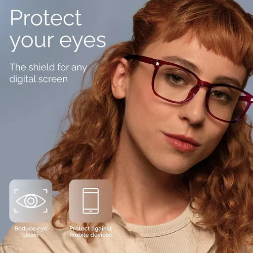 Miniatura 2 de livho Gafas de alta tecnología con luz azul – Lentes avanzados de bloqueo de luz azul para computadora – Fatiga de pantalla y protección UV *B9
