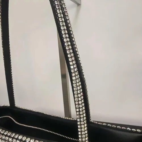 Miniatura 7 de Bolso de mano transparente con diamantes de imitación para mujer, monederos de noche de cristal con asa para boda, fiesta, baile de graduación